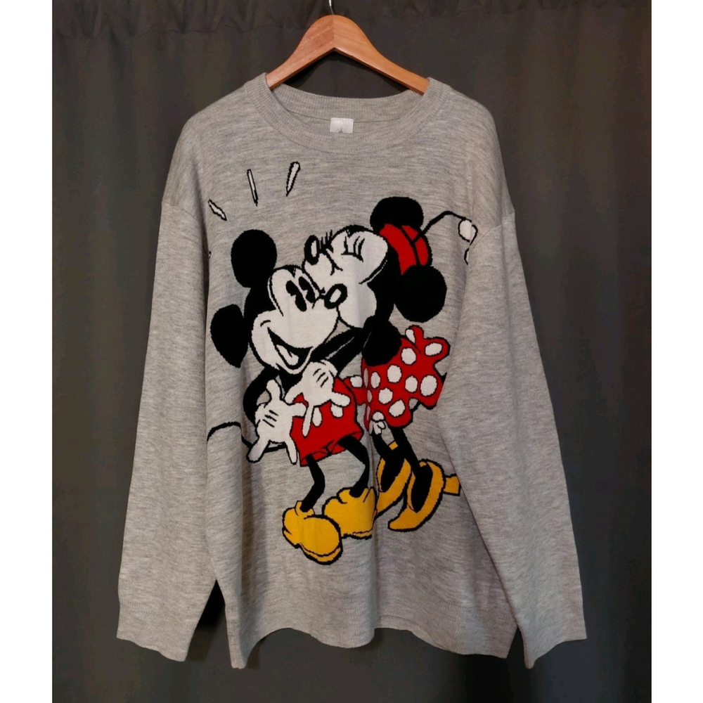 Disney Mickey and Minnie Mouse Classic Thick Knit Pullover Sweater Size 3X - Picture 4 of 8